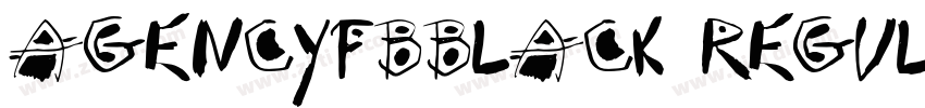 AgencyFBBlack Regula字体转换